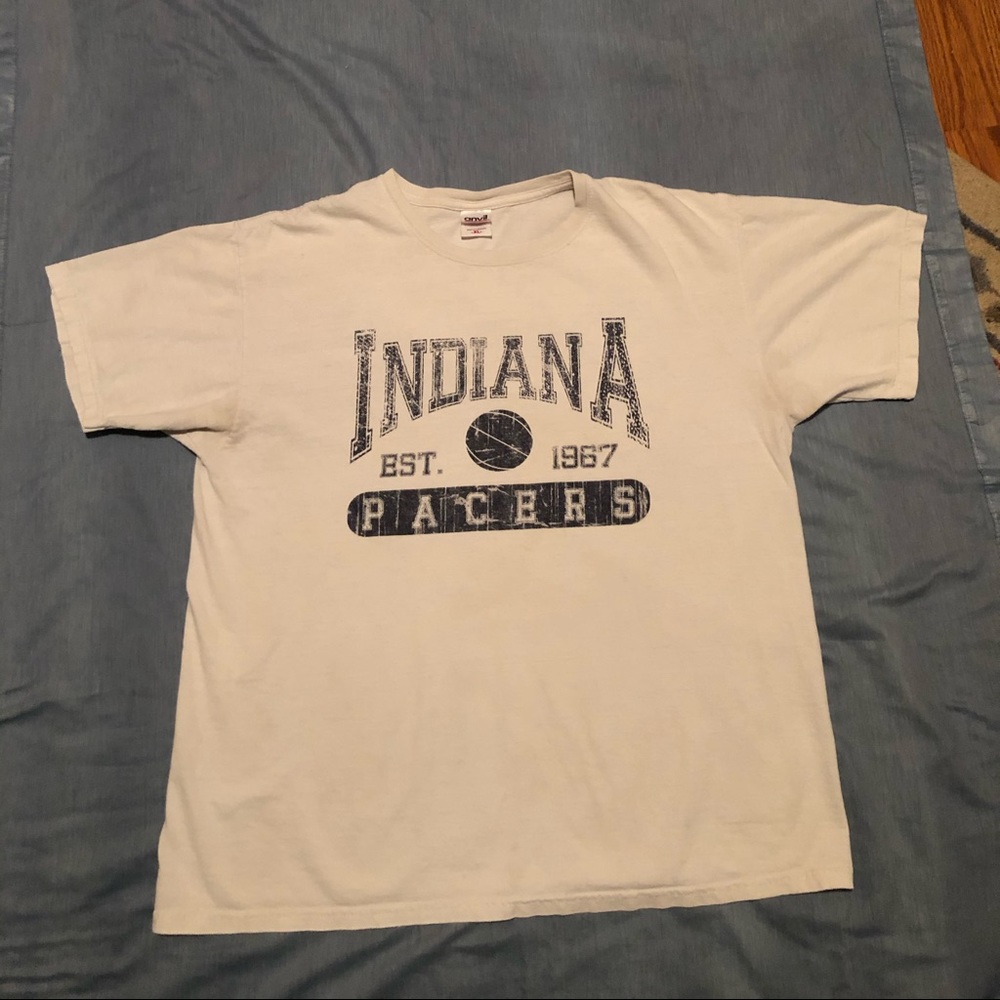 Vintage single stitch anvil wow NBA pacers T-shirt